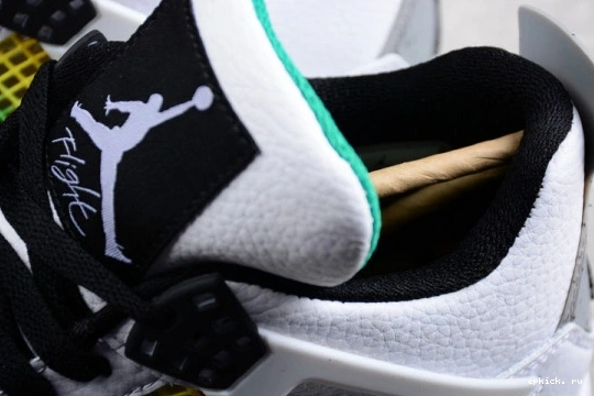 Cheap EP AQ9129-100 Jordan Green Rasta 4 Lucid AQ9129-100 Retro 0404